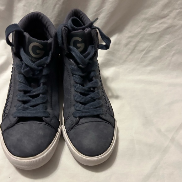 G by Guess Olisa High-Top Fashion Sneakers Women's Size 8M Blue Leather Sole - Picture 5 of 7